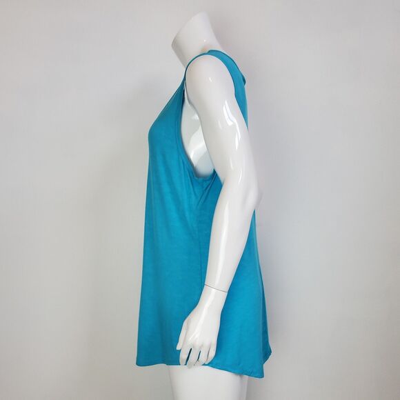 NWT LuLaRoe Plus Size Blue Tank Top - Picture 2 of 5